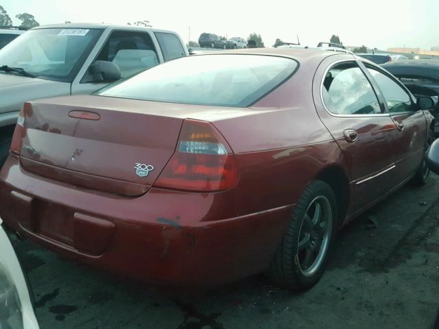 2C3AE66G32H197178 - 2002 CHRYSLER 300M RED photo 4