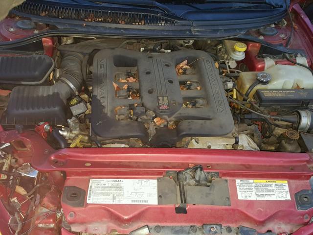 2C3AE66G32H197178 - 2002 CHRYSLER 300M RED photo 7