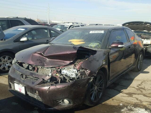 JTKJF5C70B3002561 - 2011 TOYOTA SCION TC 紫色 照片 2