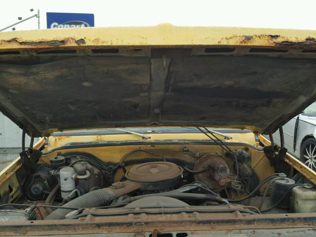 CKL148Z211174 - 1978 CHEVROLET CHEYENNE YELLOW photo 7