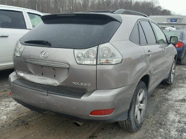 JTJGA31U650054793 - 2005 LEXUS RX 330 CREAM photo 4