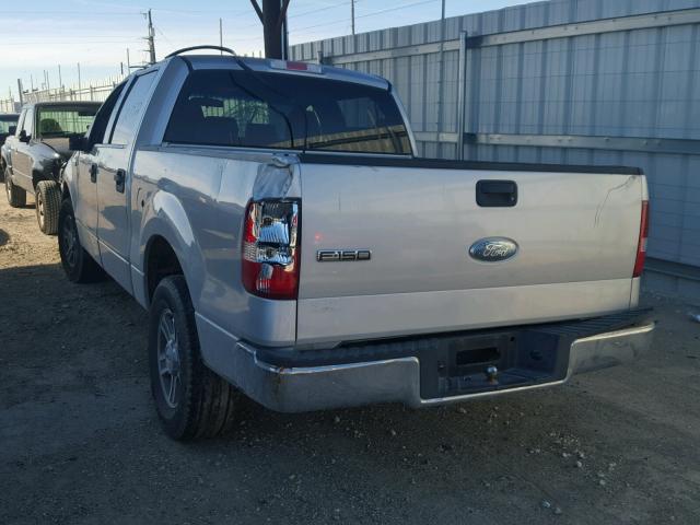 1FTPW12516KD71726 - 2006 FORD F150 SUPER SILVER photo 3