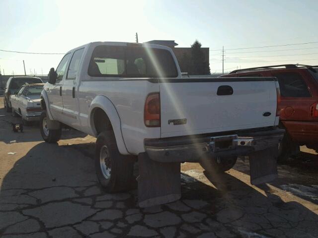 1FTSW31P74EA07430 - 2004 FORD F350 SRW S WHITE photo 3