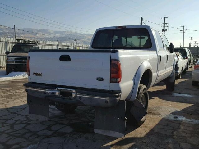 1FTSW31P74EA07430 - 2004 FORD F350 SRW S WHITE photo 4