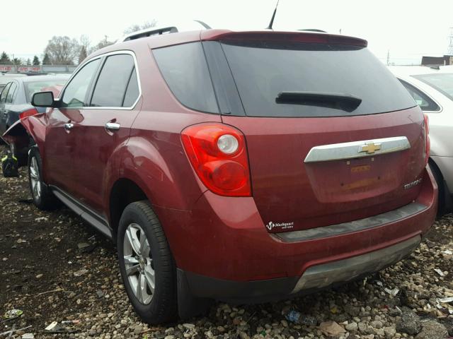 2CNALPEW3A6347277 - 2010 CHEVROLET EQUINOX LT RED photo 3