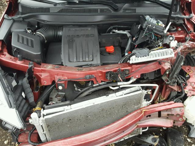 2CNALPEW3A6347277 - 2010 CHEVROLET EQUINOX LT RED photo 7