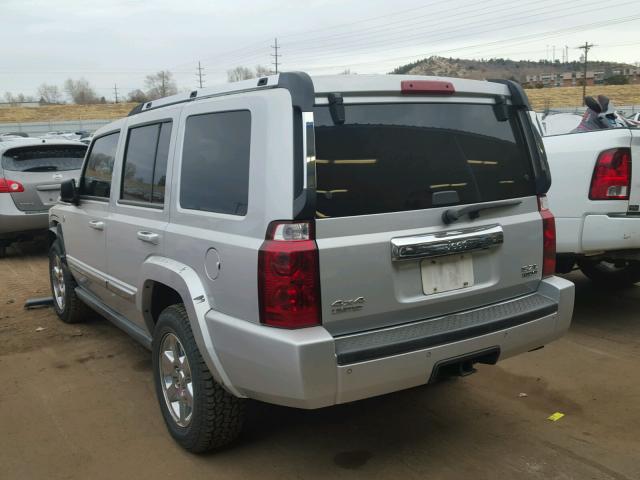 1J8HG58206C288734 - 2006 JEEP COMMANDER SILVER photo 3