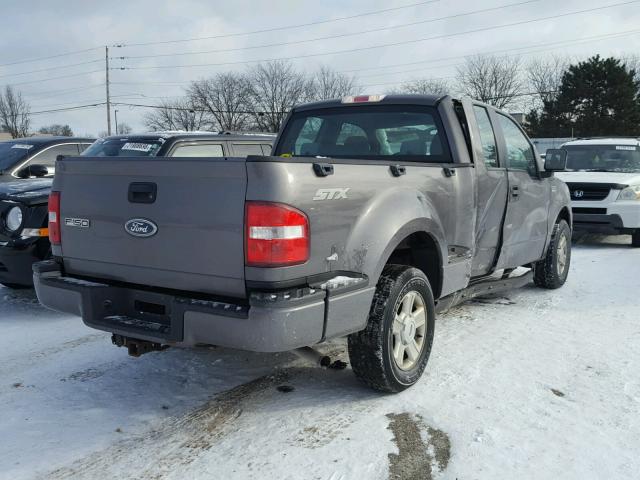 1FTRX02W35KC95627 - 2005 FORD F150 GRAY photo 4