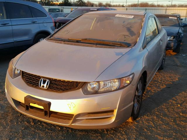 2HGFG12819H520636 - 2009 HONDA CIVIC EX SILVER photo 2