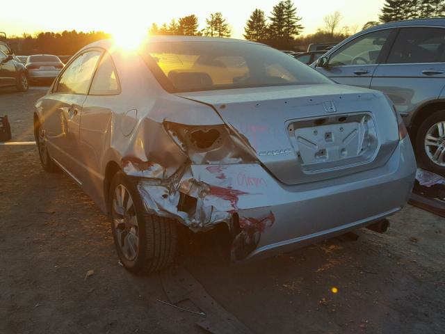 2HGFG12819H520636 - 2009 HONDA CIVIC EX SILVER photo 3