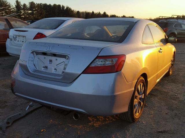 2HGFG12819H520636 - 2009 HONDA CIVIC EX ვერცხლისფერი ფოტო 4
