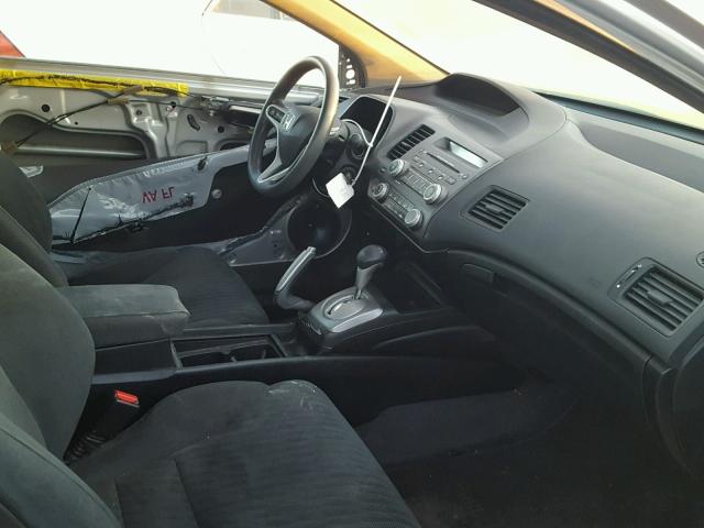 2HGFG12819H520636 - 2009 HONDA CIVIC EX SILVER photo 5