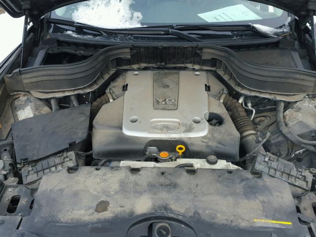 JNKAJ09F38M354705 - 2008 INFINITI EX35 BASE BURGUNDY photo 7