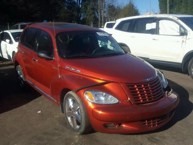 3C8FY78G43T618280 - 2003 CHRYSLER PT CRUISER ORANGE photo 1