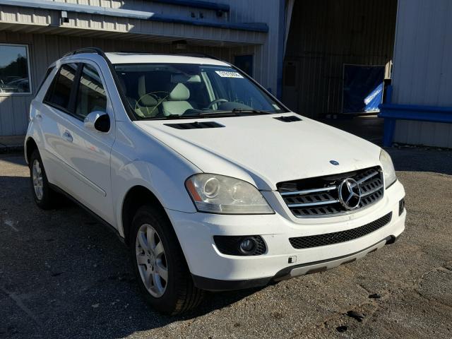 4JGBB22E47A196614 - 2007 MERCEDES-BENZ ML 320 CDI WHITE photo 1