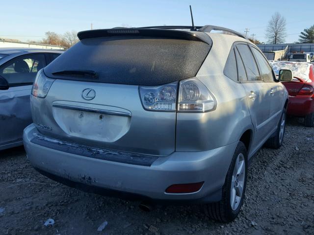 2T2HA31U94C011086 - 2004 LEXUS RX 330 SILVER photo 4