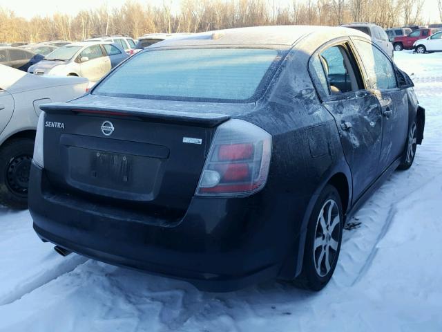 3N1AB6AP8CL610560 - 2012 NISSAN SENTRA 2.0 BLACK photo 4