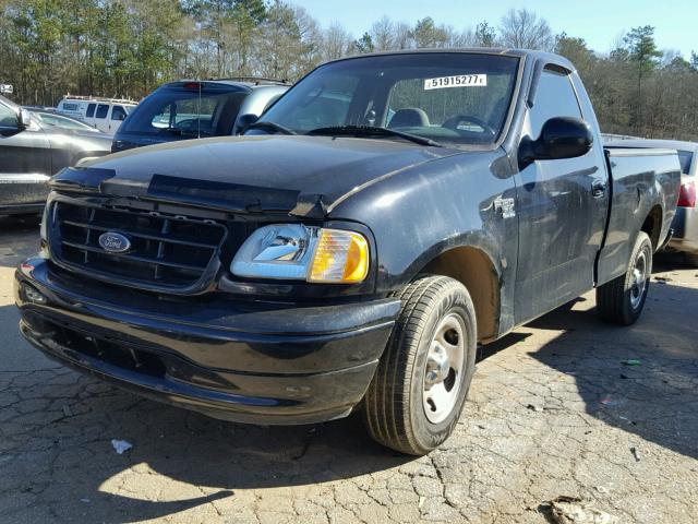 1FTRF17273NB88364 - 2003 FORD F150 BLACK photo 2