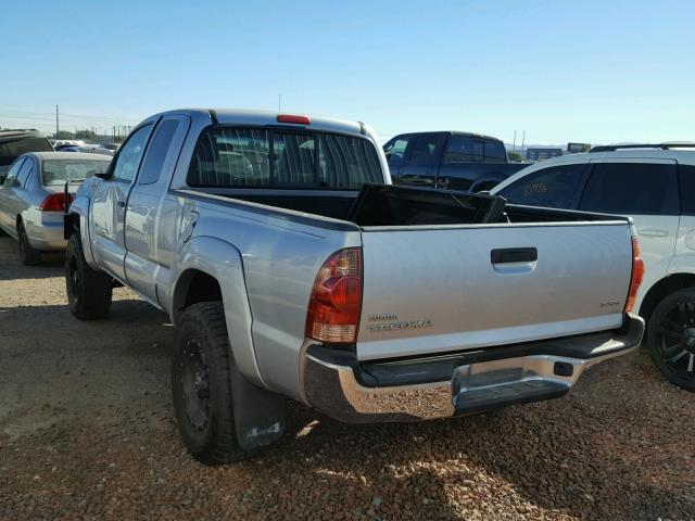 5TEUX42N47Z467039 - 2007 TOYOTA TACOMA ACC SILVER photo 3