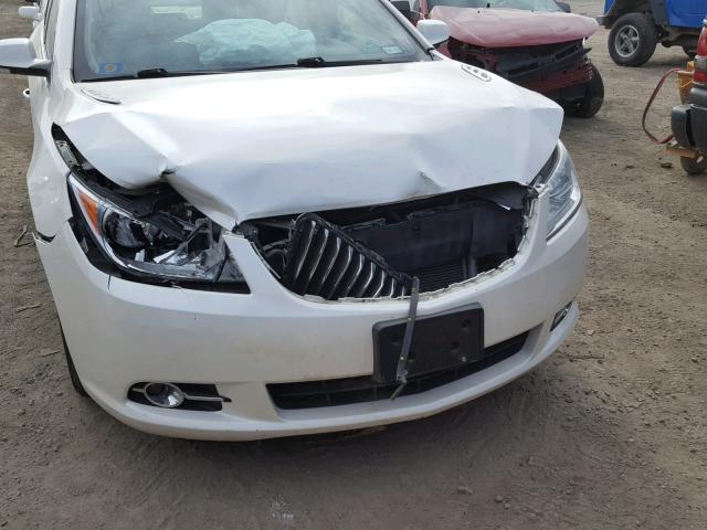 1G4GF5E37DF240920 - 2013 BUICK LACROSSE P WHITE photo 9