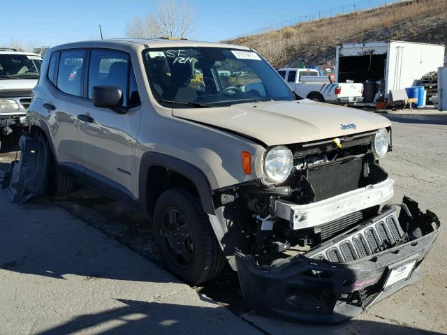 ZACCJBAH8FPC21472 - 2015 JEEP RENEGADE S TAN photo 1