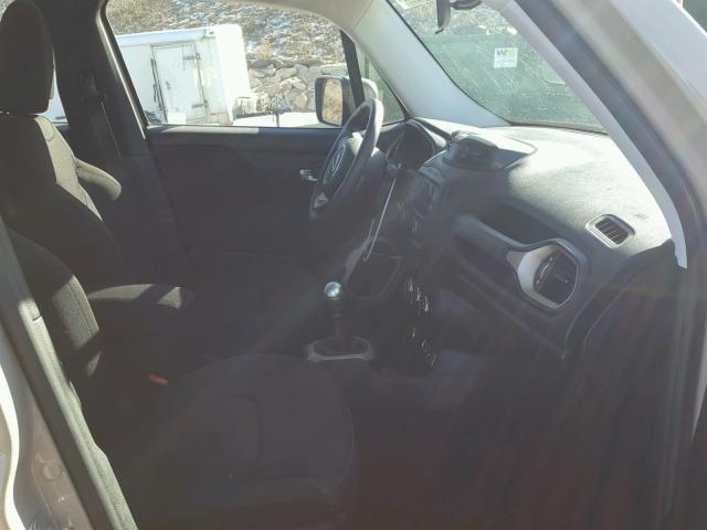 ZACCJBAH8FPC21472 - 2015 JEEP RENEGADE S TAN photo 5