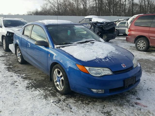 1G8AW12F53Z177082 - 2003 SATURN ION LEVEL BLUE photo 1