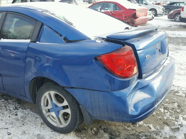 1G8AW12F53Z177082 - 2003 SATURN ION LEVEL BLUE photo 9