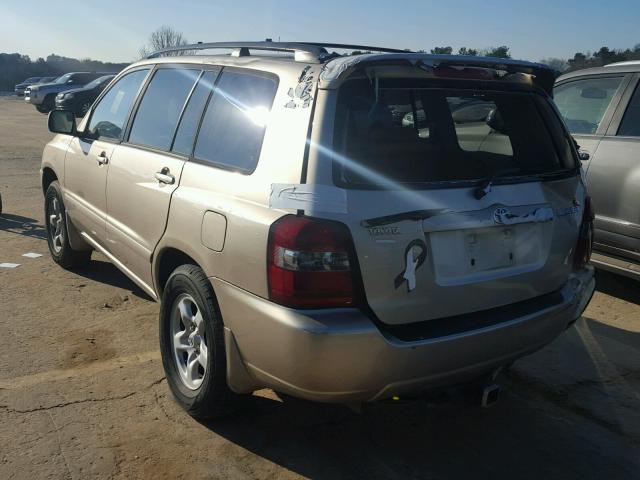 JTEGD21A670160475 - 2007 TOYOTA HIGHLANDER SILVER photo 3