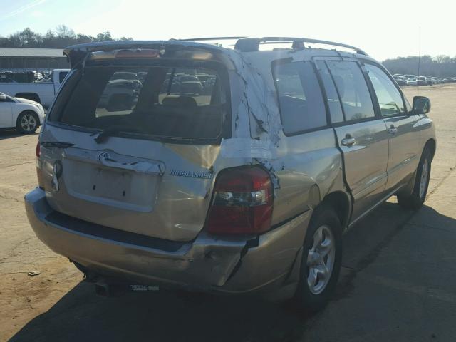 JTEGD21A670160475 - 2007 TOYOTA HIGHLANDER SILVER photo 4