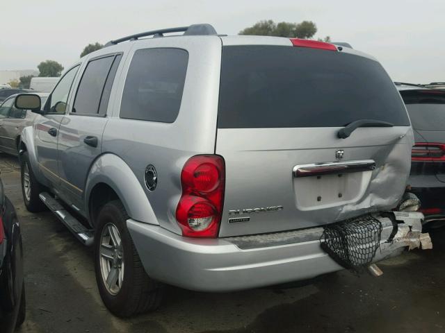 1D8HD58N04F155222 - 2004 DODGE DURANGO LI SILVER photo 3