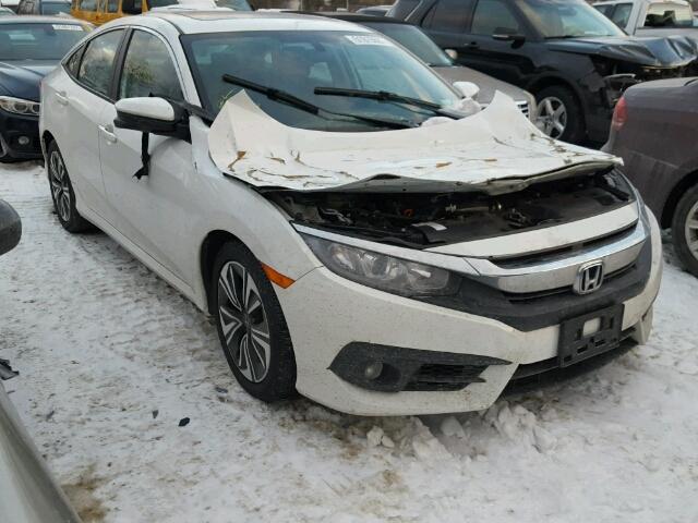 2HGFC1F38GH644474 - 2016 HONDA CIVIC EX WHITE photo 1