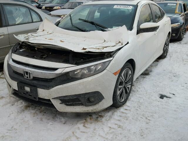 2HGFC1F38GH644474 - 2016 HONDA CIVIC EX WHITE photo 2