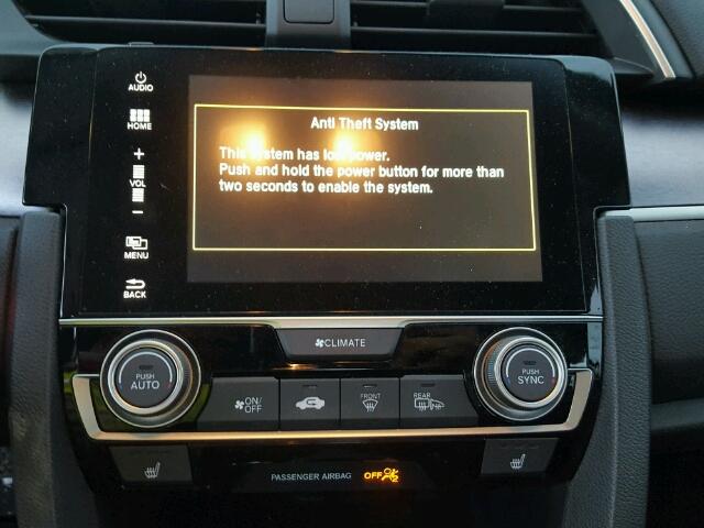 2HGFC1F38GH644474 - 2016 HONDA CIVIC EX WHITE photo 9