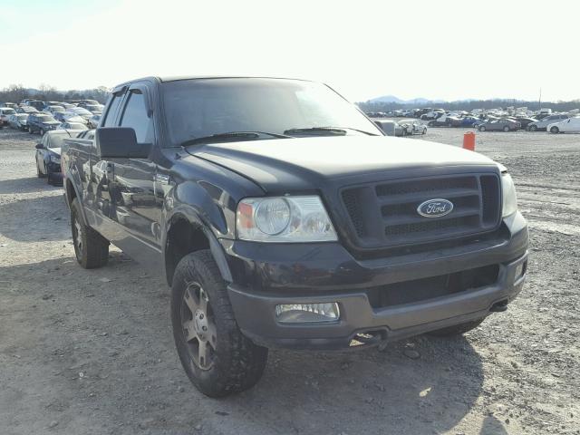 1FTPX14504NA02135 - 2004 FORD F150 BLACK photo 1