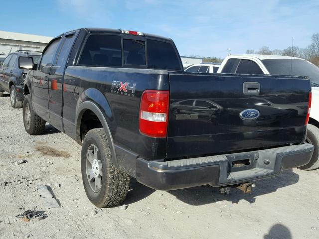 1FTPX14504NA02135 - 2004 FORD F150 BLACK photo 3