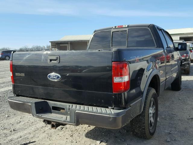 1FTPX14504NA02135 - 2004 FORD F150 BLACK photo 4