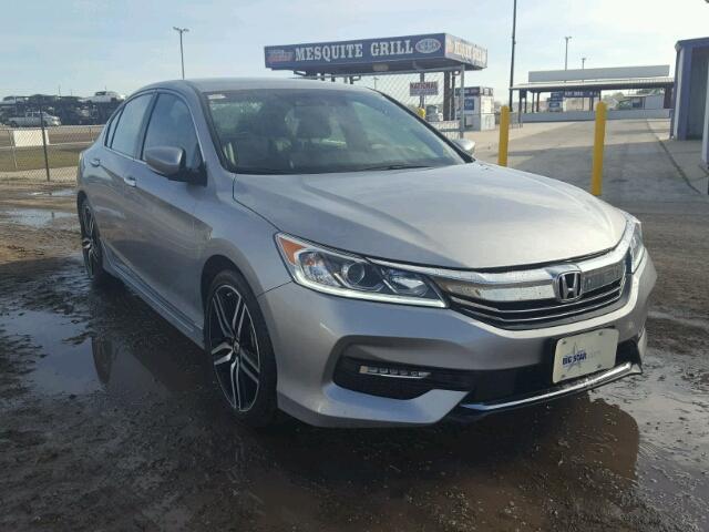 1HGCR2F67HA213111 - 2017 HONDA ACCORD SPO SILVER photo 1