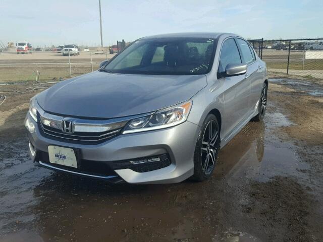 1HGCR2F67HA213111 - 2017 HONDA ACCORD SPO SILVER photo 2