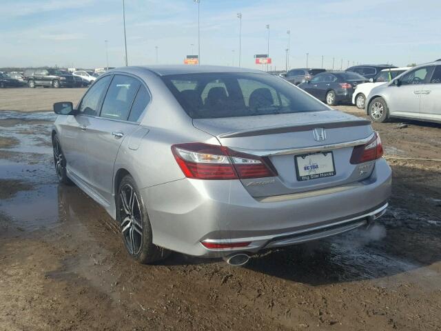 1HGCR2F67HA213111 - 2017 HONDA ACCORD SPO SILVER photo 3