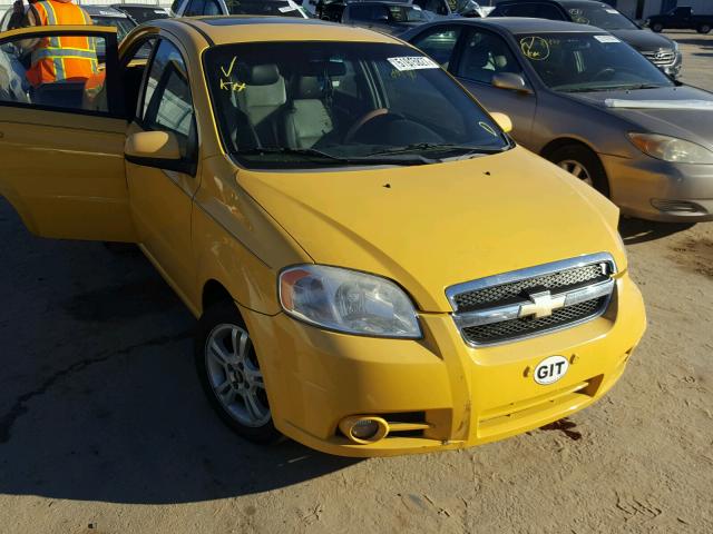 KL1TG5DE1BB140438 - 2011 CHEVROLET AVEO LT YELLOW photo 1