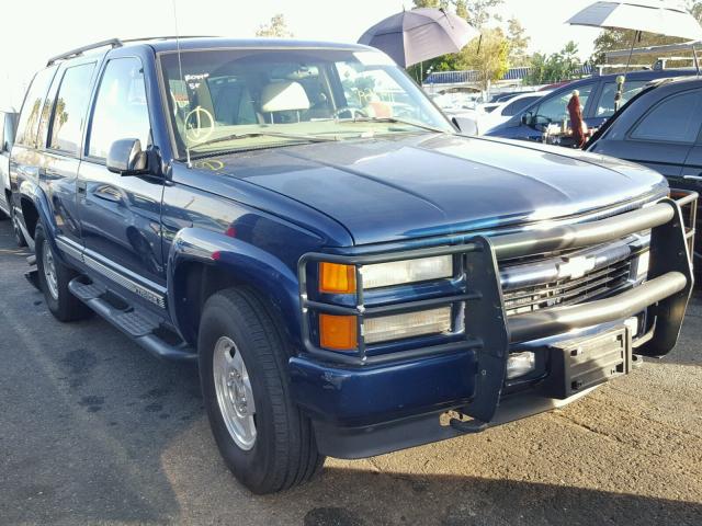 1GNEK13R7YR139248 - 2000 CHEVROLET TAHOE K150 BLUE photo 1