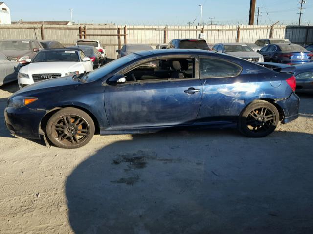 JTKDE167770162790 - 2007 TOYOTA SCION TC BLUE photo 9