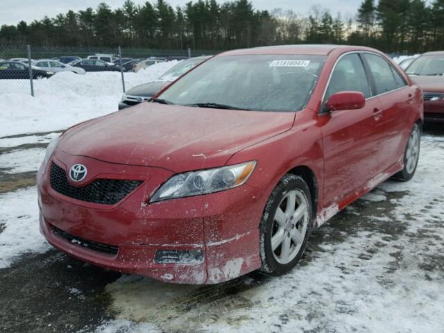 4T1BE46K39U316522 - 2009 TOYOTA CAMRY BASE RED photo 2