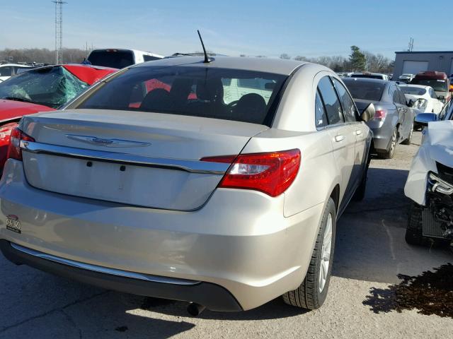 1C3CCBBB3DN695960 - 2013 CHRYSLER 200 TOURIN GOLD photo 4