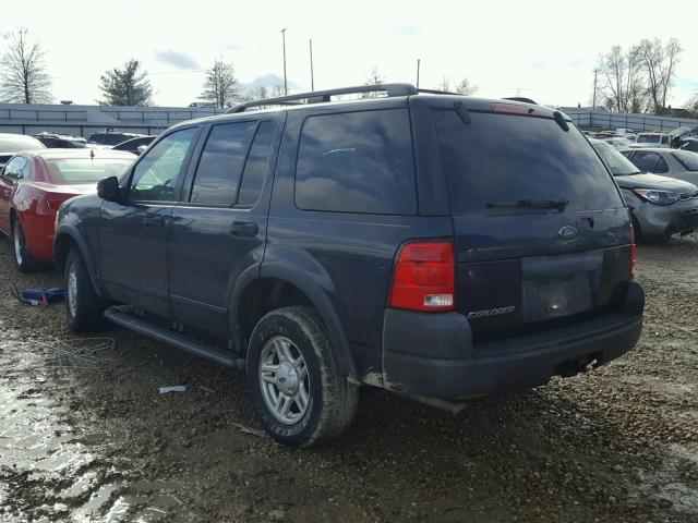 1FMZU72K63ZA83612 - 2003 FORD EXPLORER X BLUE photo 3