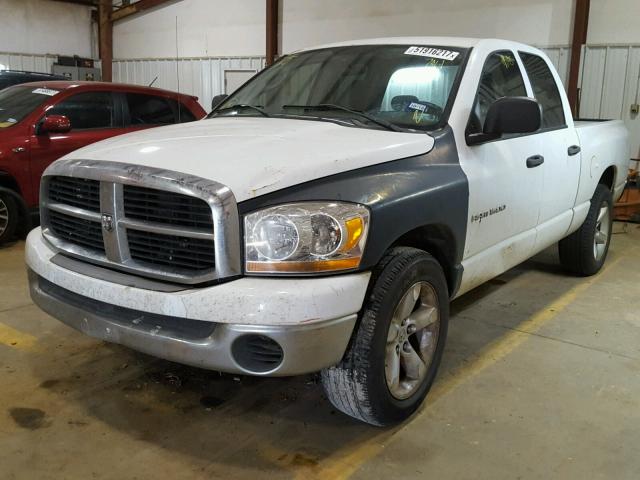 1D7HA18NX6S627961 - 2006 DODGE RAM 1500 S WHITE photo 2