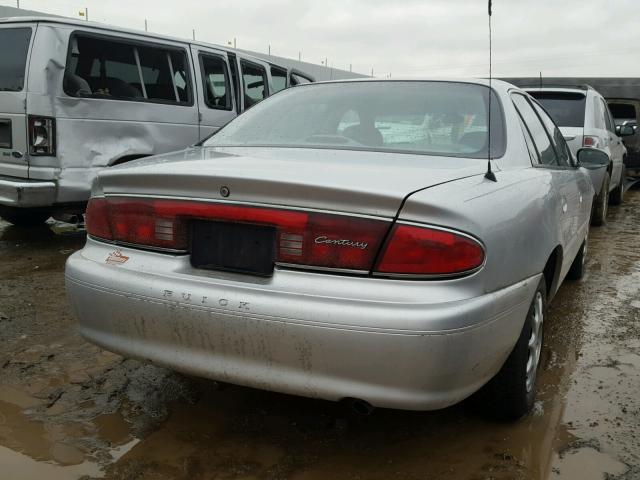 2G4WS52J741310806 - 2004 BUICK CENTURY CU SILVER photo 4