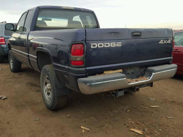 3B7HF13Y4WG160427 - 1998 DODGE RAM 1500 PURPLE photo 3