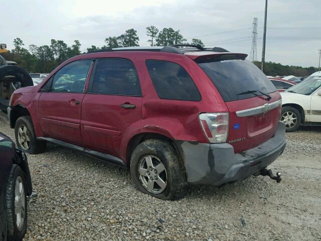 2CNDL13F156171476 - 2005 CHEVROLET EQUINOX LS RED photo 3